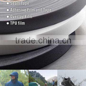 3-layer hot air hot melt waterproof seam sealing tape for jackets, ski suits, winter suits, shoes and boots