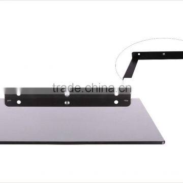 DVD stand with one shelf glass size:250*360*6mm