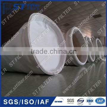 Dia130*4500mm, twill weave fiberglass filter bag for titan white