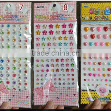 2015 China Factory DIY Product Crystal Sticker,custom Diamond Sticker