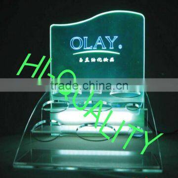 Hot Sale Acrylic Cosmetics Display/ Light Display Rack