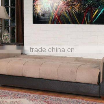 fabric+PU sofa cum bed HC1025