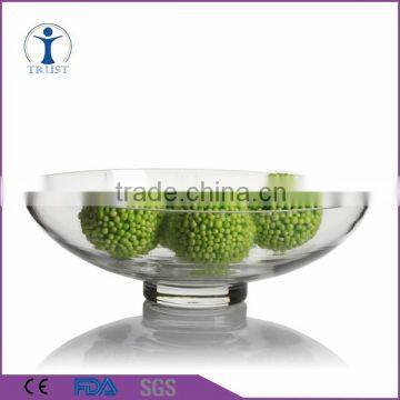 Personalied bowl shape fruit glass bowl