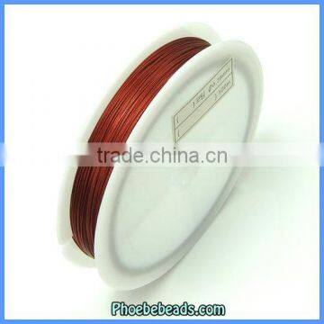 Wholesale 0.38mm Dark Brown Colored Tiger Tail Beading Wire JTW-S002