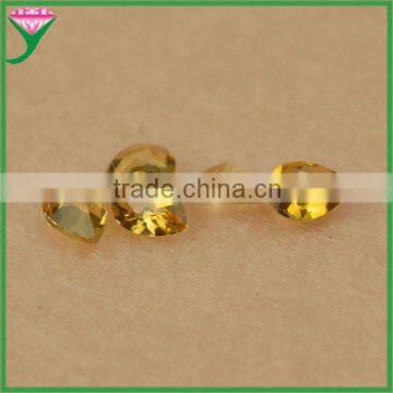 Charming pear natural gem yellow topaz price, yellow topaz