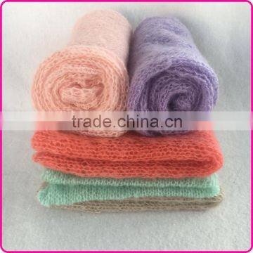 Handmade knitted baby wraps crochet baby blanket newborn photography props                        
                                                Quality Choice