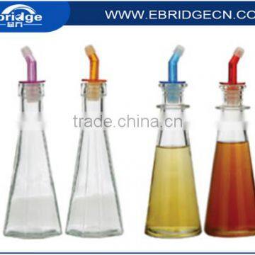 300ml clear glass cooking oil bottle with dispenser