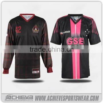 high quality sportswear, cheap sublimation long sleeve soccer jersey