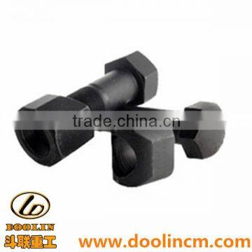 Track Nut and Bolt M27x90mm OEM Construction Bolt&Nut No.6Y7432/6Y7433