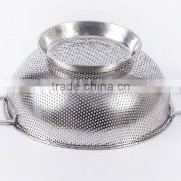 Stainless Steel 3 Qrt Kitchen Strainer With Large Stable Base photo-2