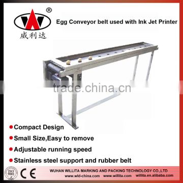 egg conveyor, egg inkjet printer conveyor, egg inkjet coder conveyor