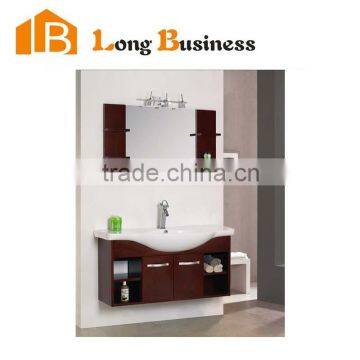 LB-JL2089 High quality Solid Wood wall mounted classical bathroom vanity