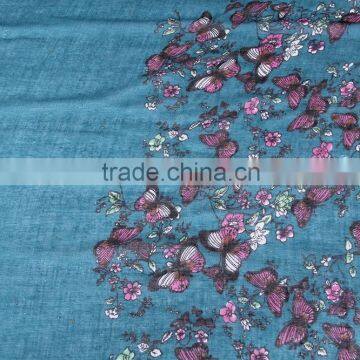 Butterfly Glitter Polyester Scarf photo-4
