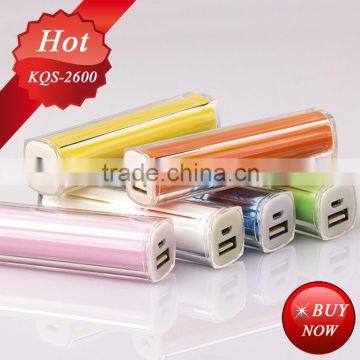 2600mah lipstick corporate gifts power bank best choice for gift