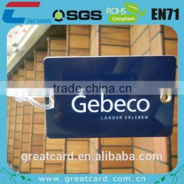 Hot Selling Couple of Glossy Finishing PVC Luggage Tags photo-2