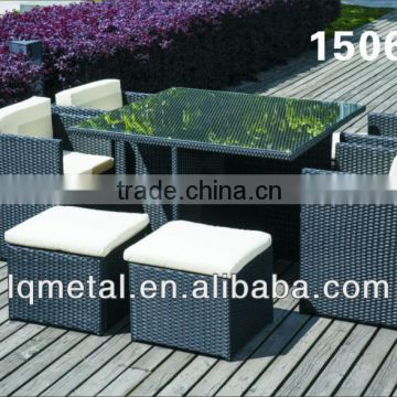 plastic rattan woven furniture outdoor