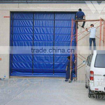 Automatic high speed stack door
