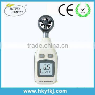 Wireless velocity vane anemometer digital wind speed meter