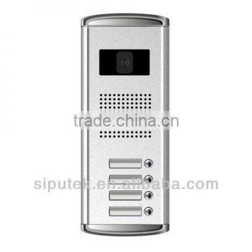 press button video door Intercom System with Aluminium case