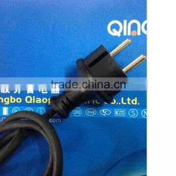 European waterproof 2pin Power Cord