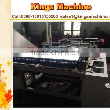 High Speed PVC PE Arc Sealing Bag Making Machine For Sale(Kings brand)