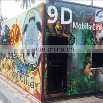 5d cinema/hot sale hydraulic simulator 5d cinema 5d theatre, truck mobile 3d 4d 5d 6d 7d cinema