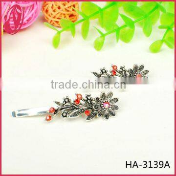 European popular cheap mini rhinestone side hairpin