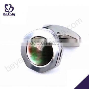 2015 new design wholesale brass 925 sterling silver cufflinks