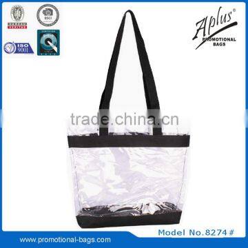 2015 Portable Plastic Transparent PVC Handbag Tote Bag photo-6
