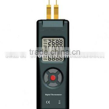 Digital LCD thermometer (dual) temperature meter for k type thermocouple TL-TK02