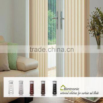 Bintronic Taiwan Manufacturer of Electric Blinds Accessory Motorized Vertical Blinds Motorized Window Draperies