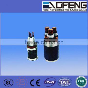 pvc insulated single core copper cable/armed cable/new baofeng cable/copper cable/high voltage cables