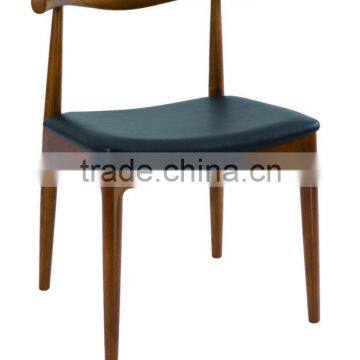 PU Upholstered Modern Ash Solid Wood Chair photo-2