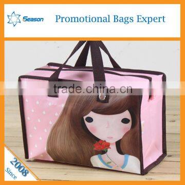 Printed woven bags pp woven green bag 50kg pp plastic bag