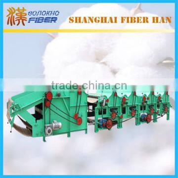 Opening machine and cotton waste recycling machine, cotton recycling machine