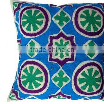 RTHCC-60 Unique Stylish Designer Applique Cut Patchwork Art Cotton Kantha cushion covers New Year Home Decor Christmas Gift