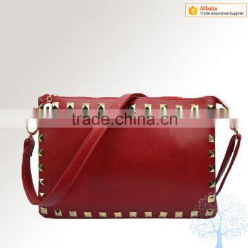 clutch bag genuine leather in wristlet