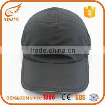 China Factory Wholesale Promo Cap Polyester Black Vintage Sports Cap photo-2