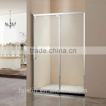 Foshan Lelin 304# stainless steel bath shower enclosure cabin vanity with 8~10mm tempered glass SS-21