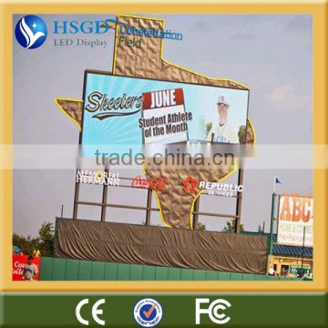 CE approved ph16 outdoor led display screen with RGB color and high brightness x videos animals led