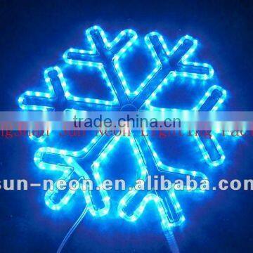 Outdoor Christmas Decoration Lighting Motif 3d Snowflake Light