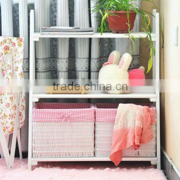 4 Chinese manufacturing ~ Zakka pastoral style solid wood furniture - storage rack - flower - wood - shelf