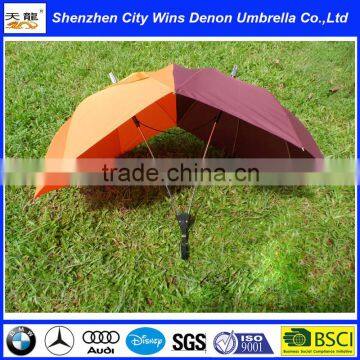 double people outdoor use umbrella wholesaler pratical twin umbrella & couple umbrella