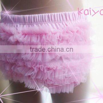 Latest Design Newborn Underwear Baby Comfortable Ruffle Bloomer photo-5