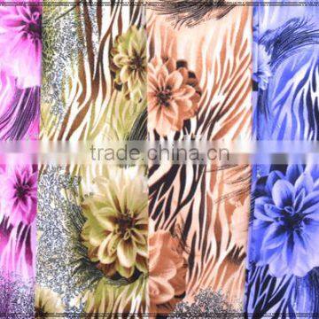 Shaoxing Textile Knitted Printed FDY Polyester Elastane Fabric photo-6