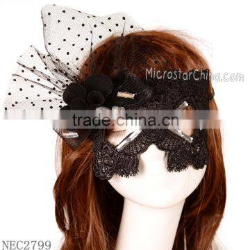 Halloween Decoration Half Face Party Lace Mask
