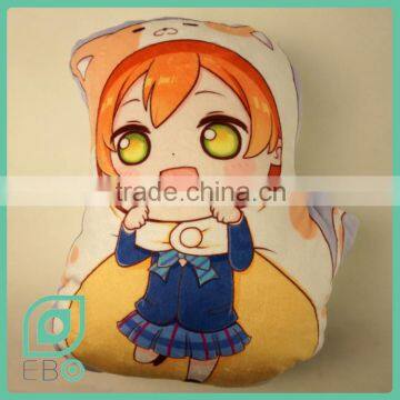 fabric latest cushion designs 2016 seat cushion love live! Rin Hoshizora irregular shape plush cushion                        
                                                Quality Choice