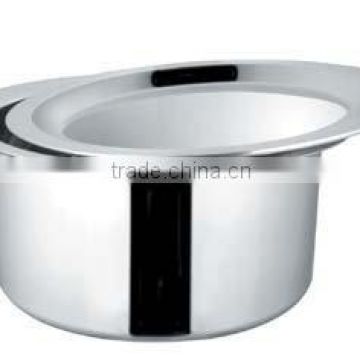 Stainless Steel Indian Pan with Lid