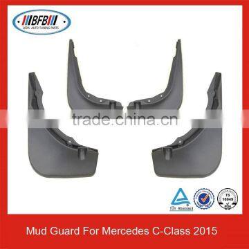 4pcs Mudguard Mud Flaps Splash Guards For Mercedes C Class 2015