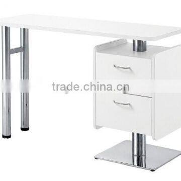 White Nail Salon Glass Top Manicure Table With Exhaust Fan Quality Choice Most Popular photo-4
